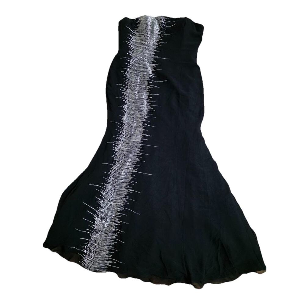 Jasz Couture Designed By Bella Beaded Black Gown Party Black Size 18 A001287